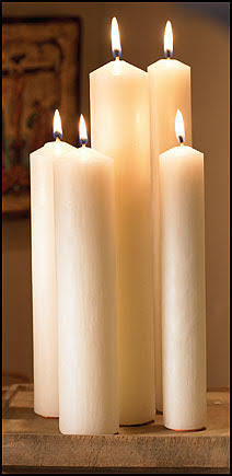16x22 Large Diameter Plain End Candle Z239