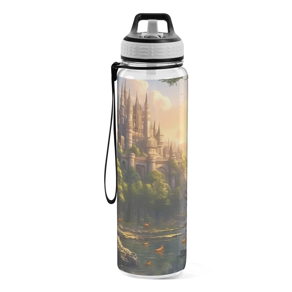 32oz Tritan Leakproof Clear Sports Water Bottle K895