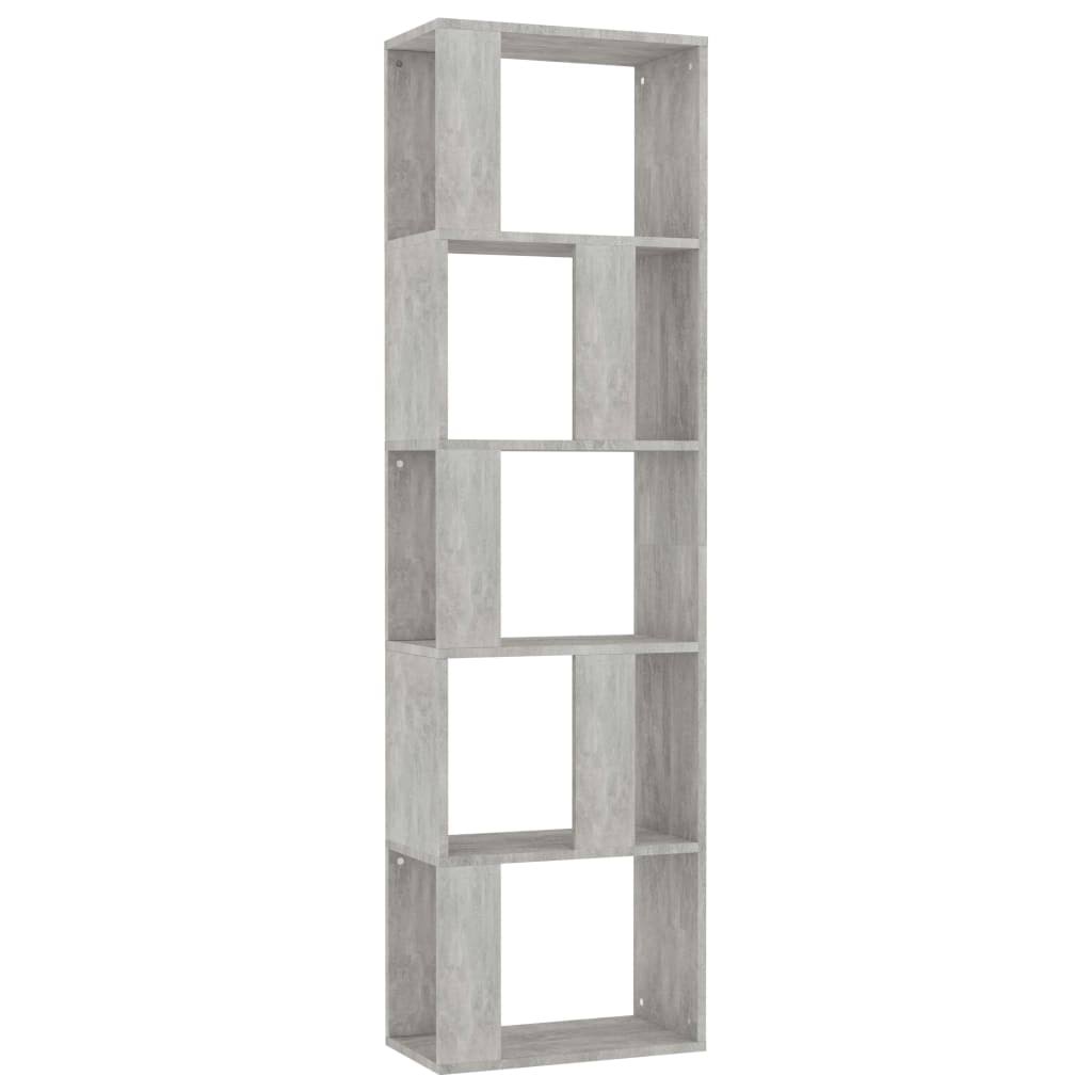 Gray Book Cabinet Room Divider Chipboard N4248