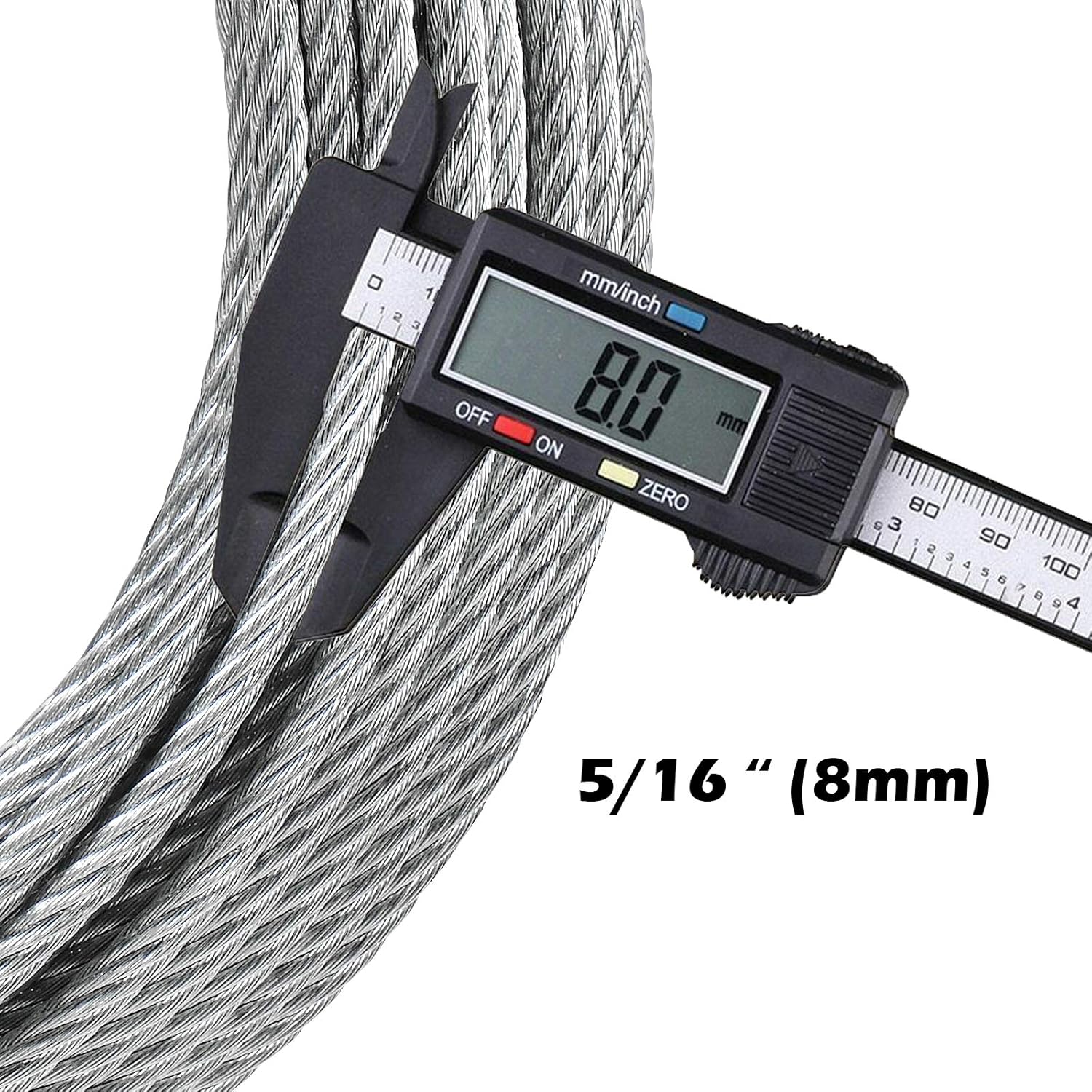 Galvanized Steel Zipline Cable 150 FT R8599