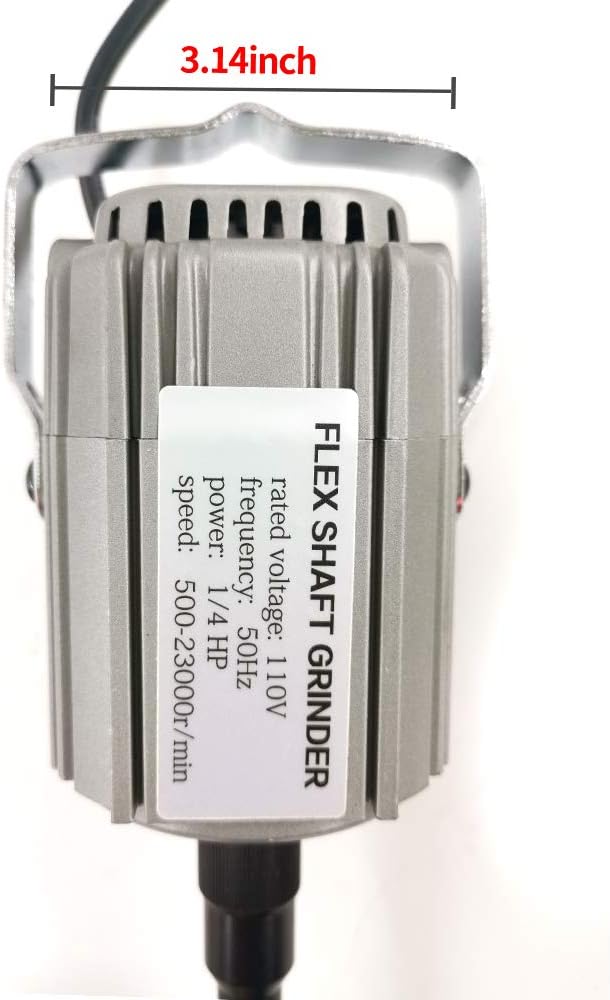 Flex Shaft Rotary Tool 780W 6.5MM Hanging Grinder Carver with Foot Pedal Control R435