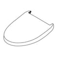 Elongated Beige Lid Assembly M55207