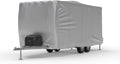 Weatherproof RV Cover for Travel Trailer 11.5' - 13.5' Long with Fleece Lining, Cable Lock, Storage Bag & Wind Straps R612642