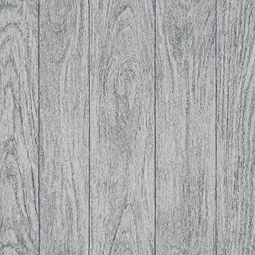 Grey Oak Wood Waterproof Outdoor Flooring Roll 6' x 12' 72 sq.ft A72404