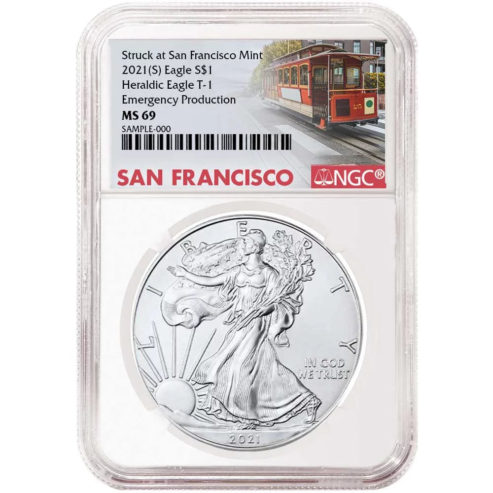 2021 American Silver Eagle NGC MS69 R576