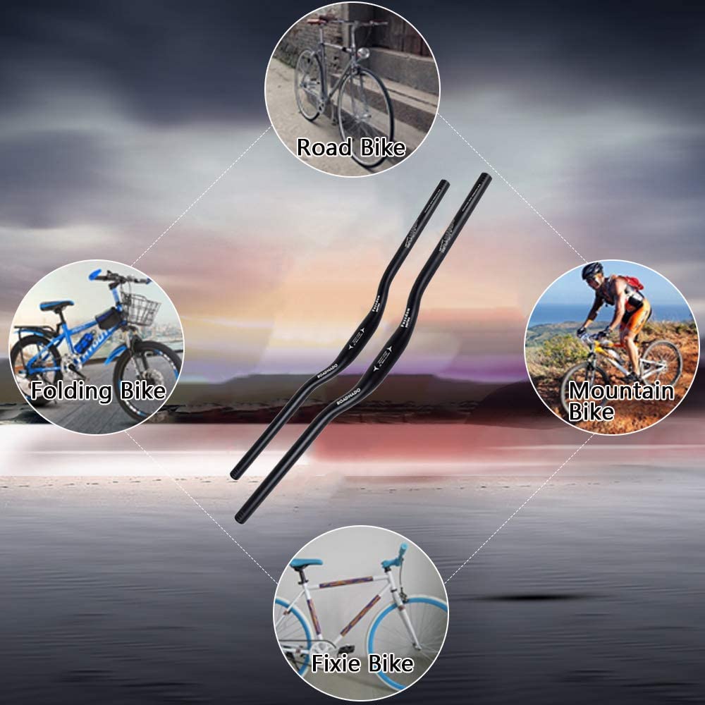 31.8*780mm Aluminium Alloy MTB Riser Handlebar T6614