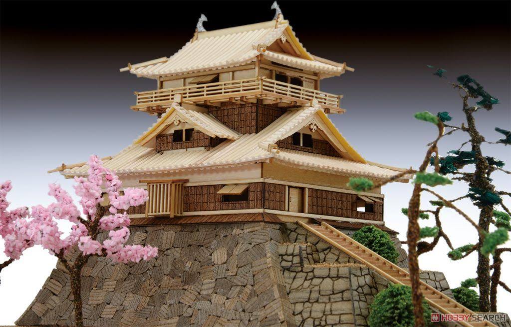1/150 Maruoka Castle Wooden Model Assembly Kit W420633