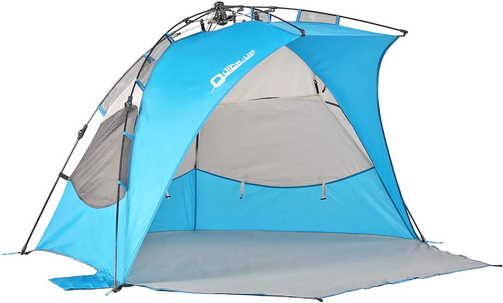 4-5 Person Instant Beach Tent Sun Shelter with SPF 50+ UV Protection K90891