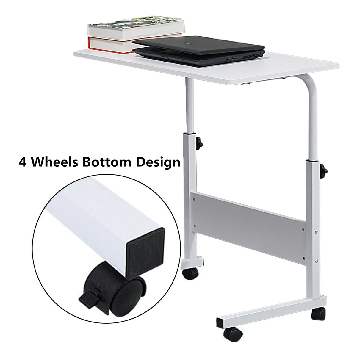 Adjustable Rolling Overbed Table S743338
