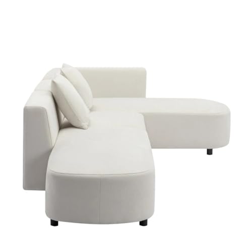 L Shape Upholstery Sofa Couch 110.2''Wx61''Dx24.8''H J824549