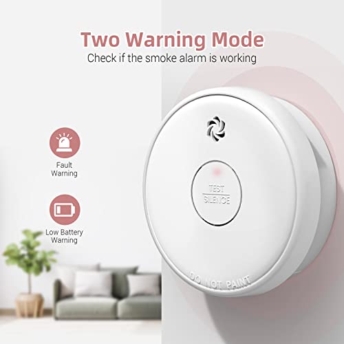 10-Year Battery Operated Photoelectric Smoke Alarm K759947