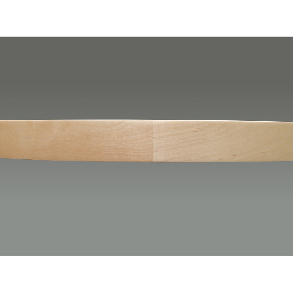 28x22 Banded Wood Pie-Cut Lazy Susan 2-Shelf Q2677