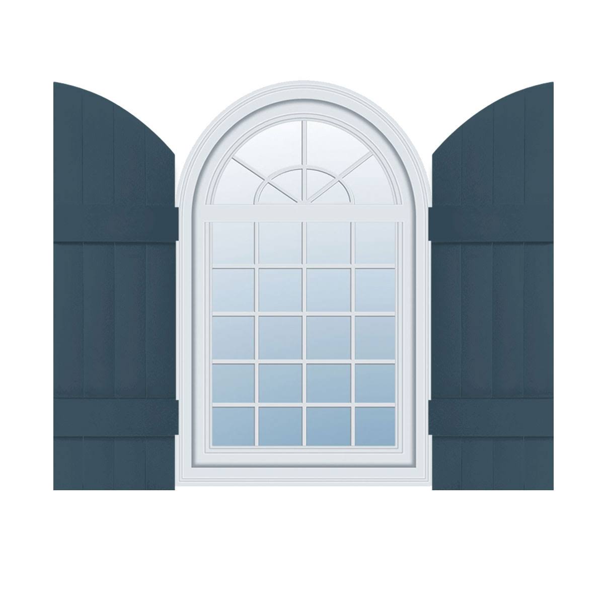 14 inchw x 49 inchh Vinyl Shutters D40596