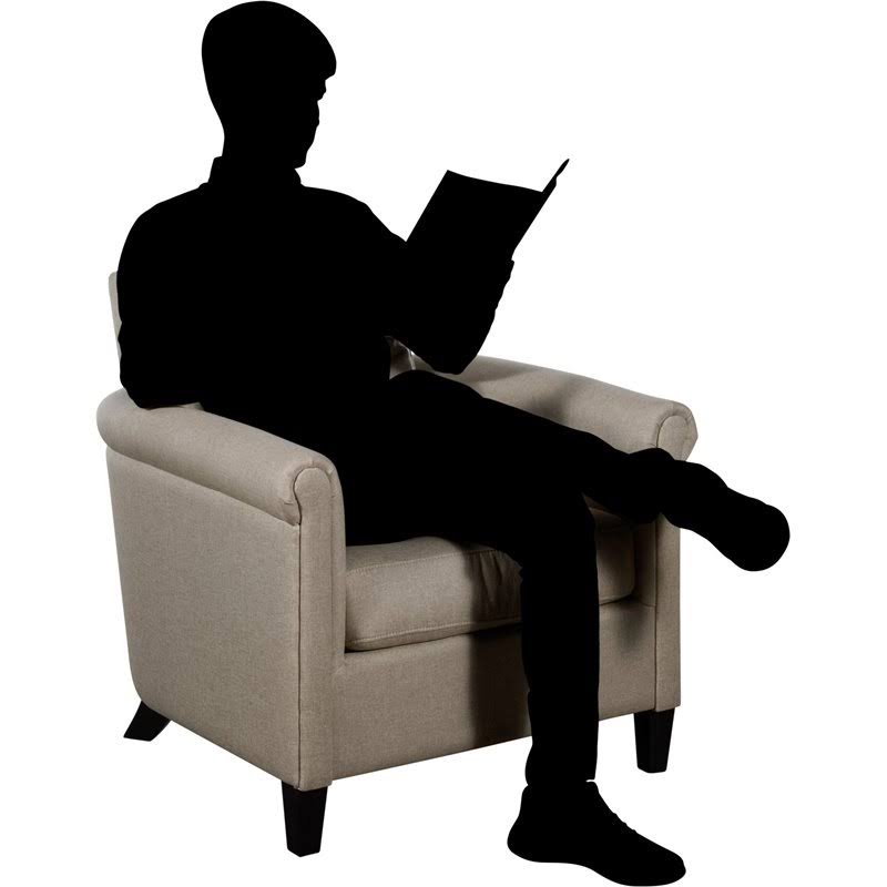 Classic Beige Armchair P7678