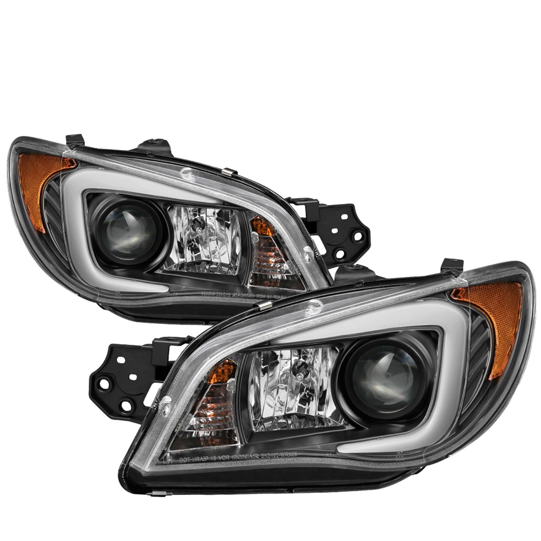 Black DRL LED Projector Headlights K9999