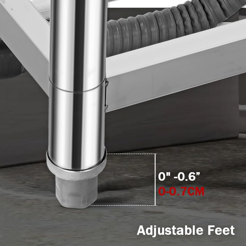 Stainless Steel Single Bowl Free Standing Utility Sink J772