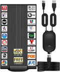Digital TV Antenna with Amplifier up to 500+ Miles Range D24364