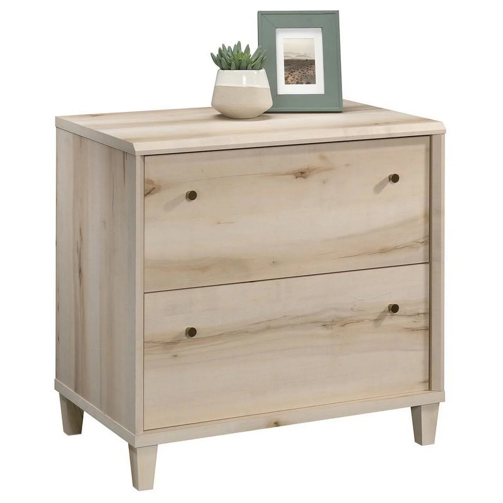 Contemporary Engineered Wood Lateral File Cabinet in Maple A5030