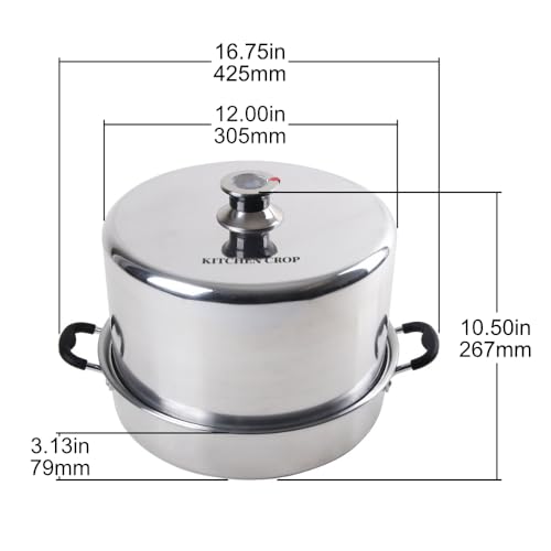 Stainless Steel Steam Canner with Temperature Indicator C66515