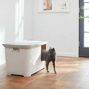 Multi-Function Covered Cat Litter Box, 29-in, With Tray C480598
