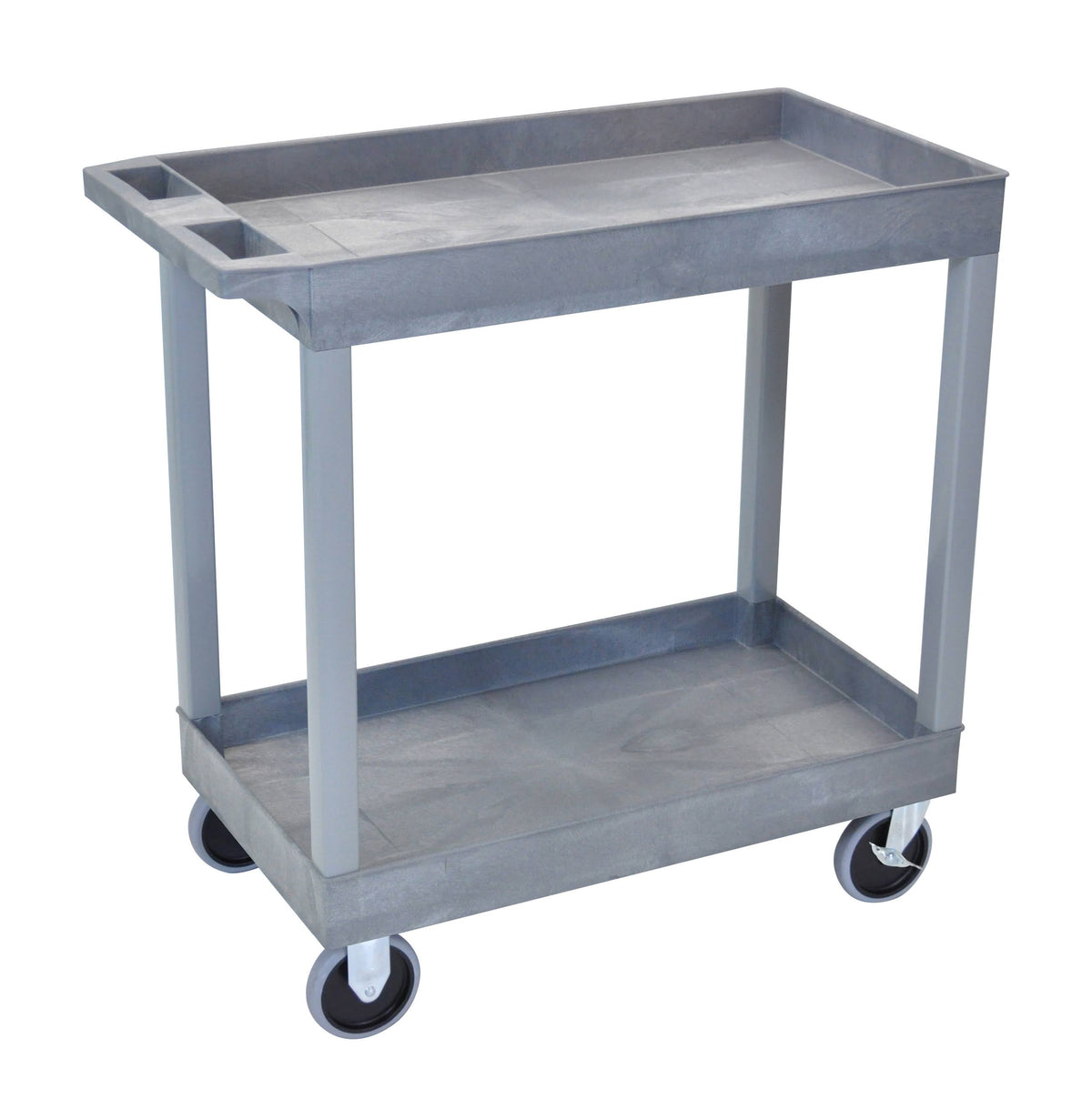 2 Tub Shelf Cart Gray N4983