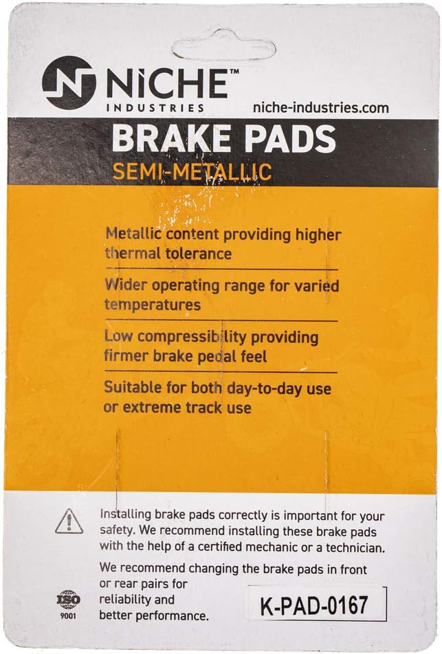 Semi-Metallic Brake Pad Set Pack of 2 U405348