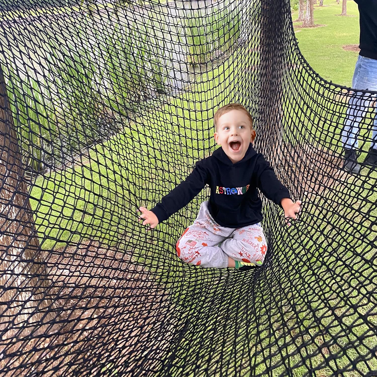 9.8 X 14.8FT Double Layers Climbing Cargo Net L312
