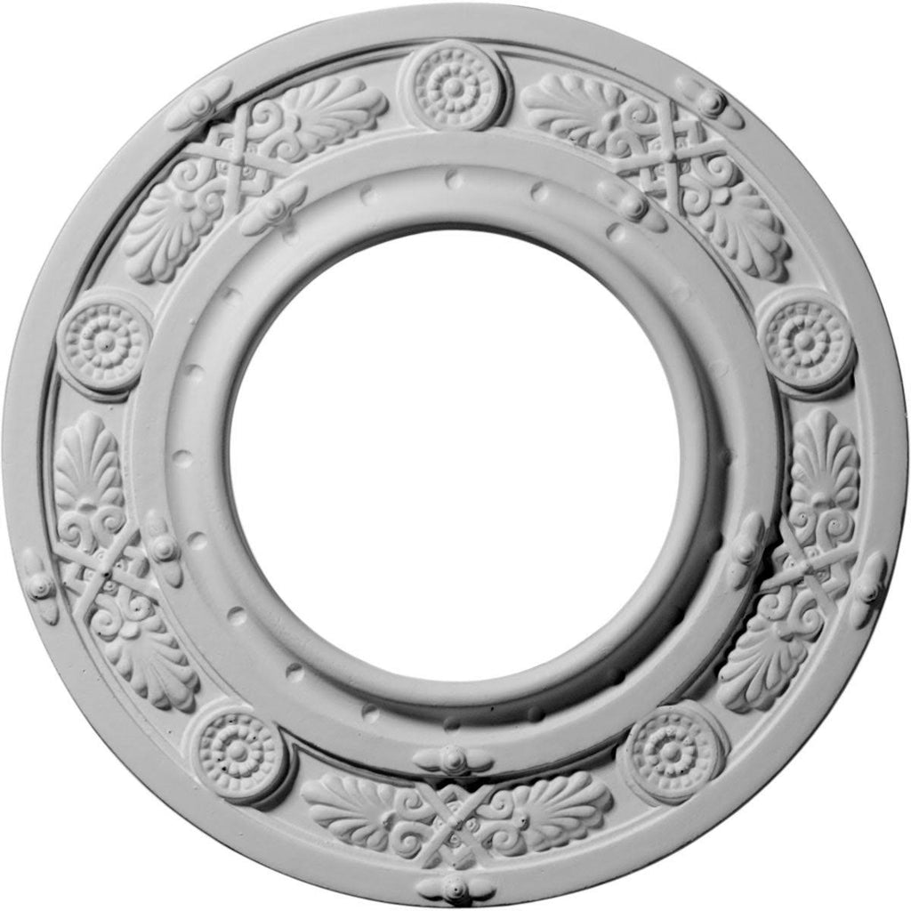 8x22OD x 3 7/8x22ID x 1/2x22P Hand-Painted Ceiling Medallion X57543