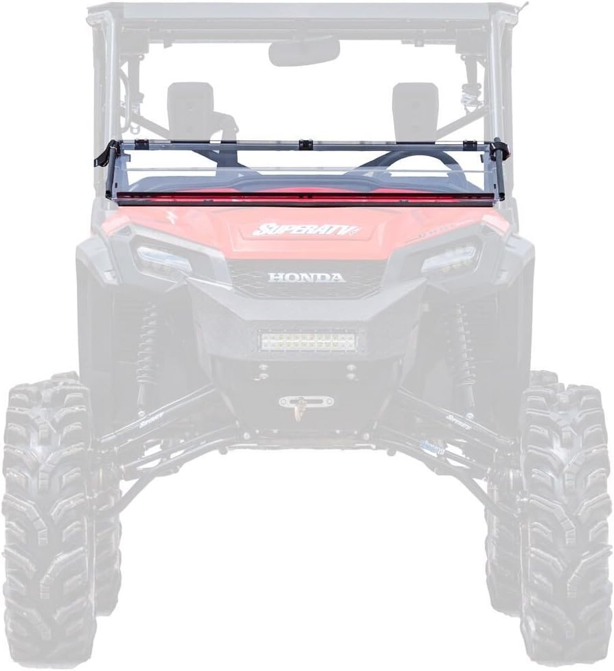 Flip/Fold Down 2-in-1 Windshield for Honda Pioneer 1000/1000-5 H66539