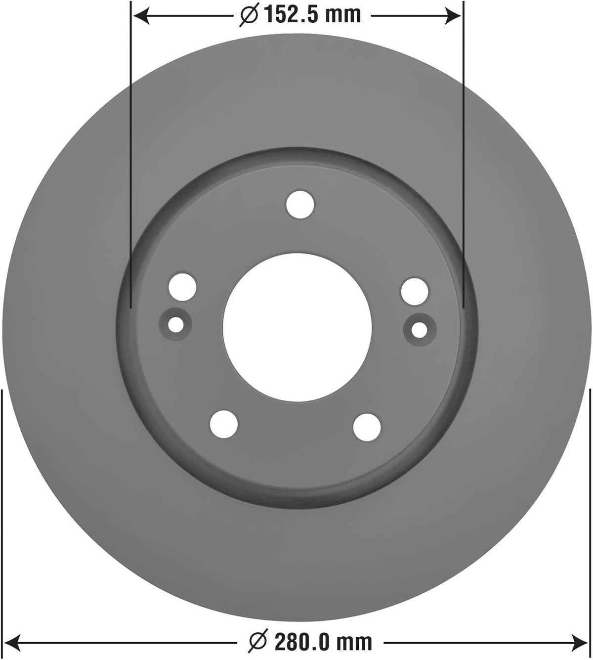Pack of 2 Front Brake Rotor G407