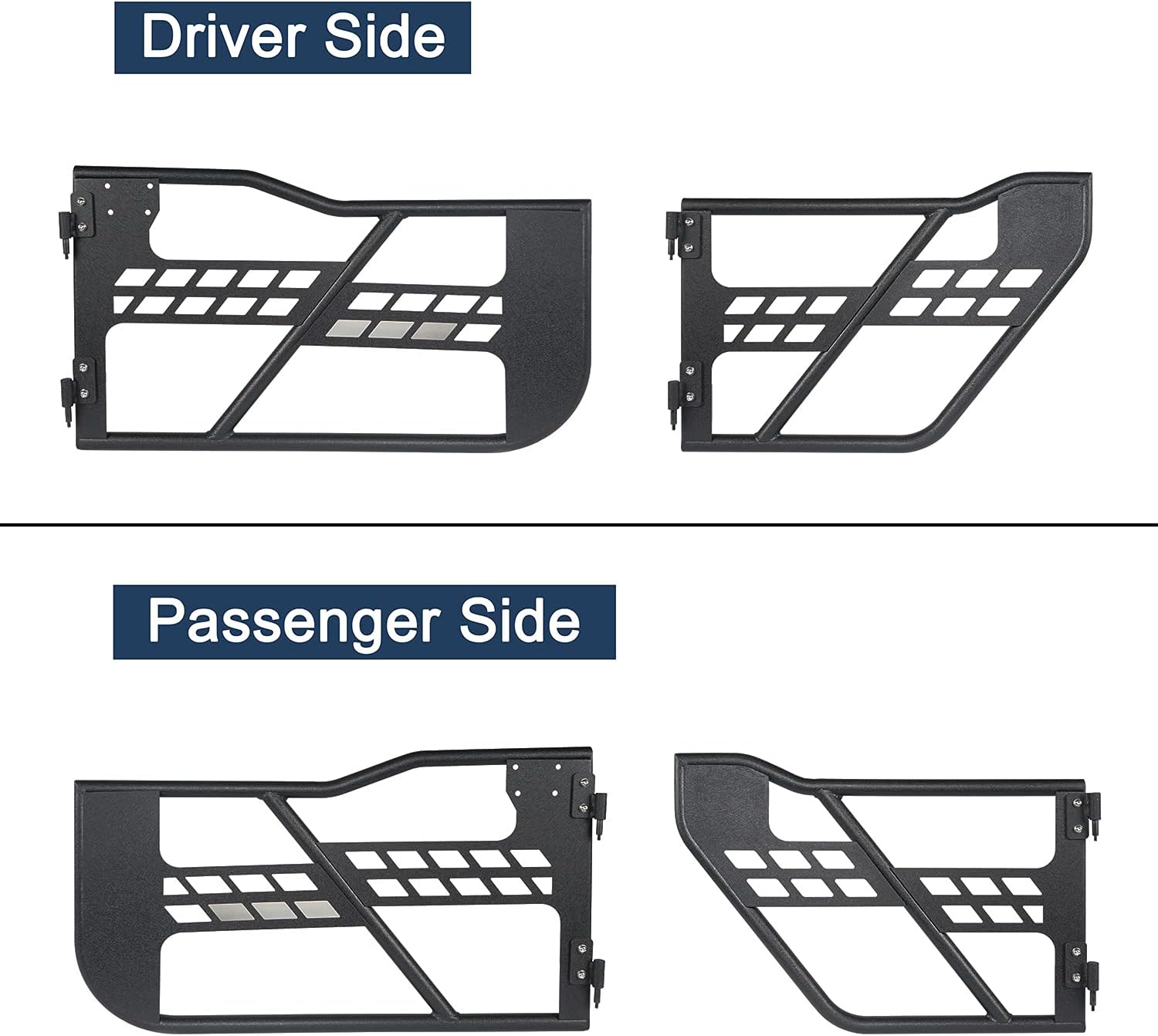 Steel Tube Summer Doors Front & Rear Kit for Jeep JL Wrangler & Gladiator JT 4-Door Z5457