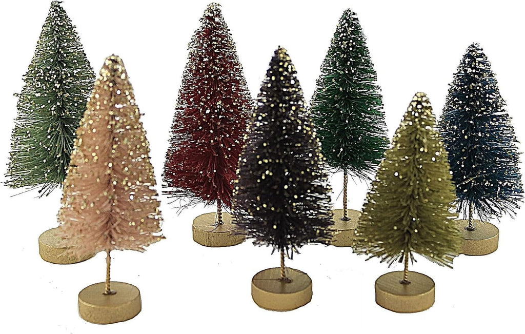 Bottle Brush Tree Mini Set, Multicolored J9826