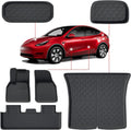 6 Pieces All Weather Floor Mats with Truck Cargo Liner N257