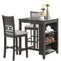 Gray 3 Piece Counter Dining Set E73994