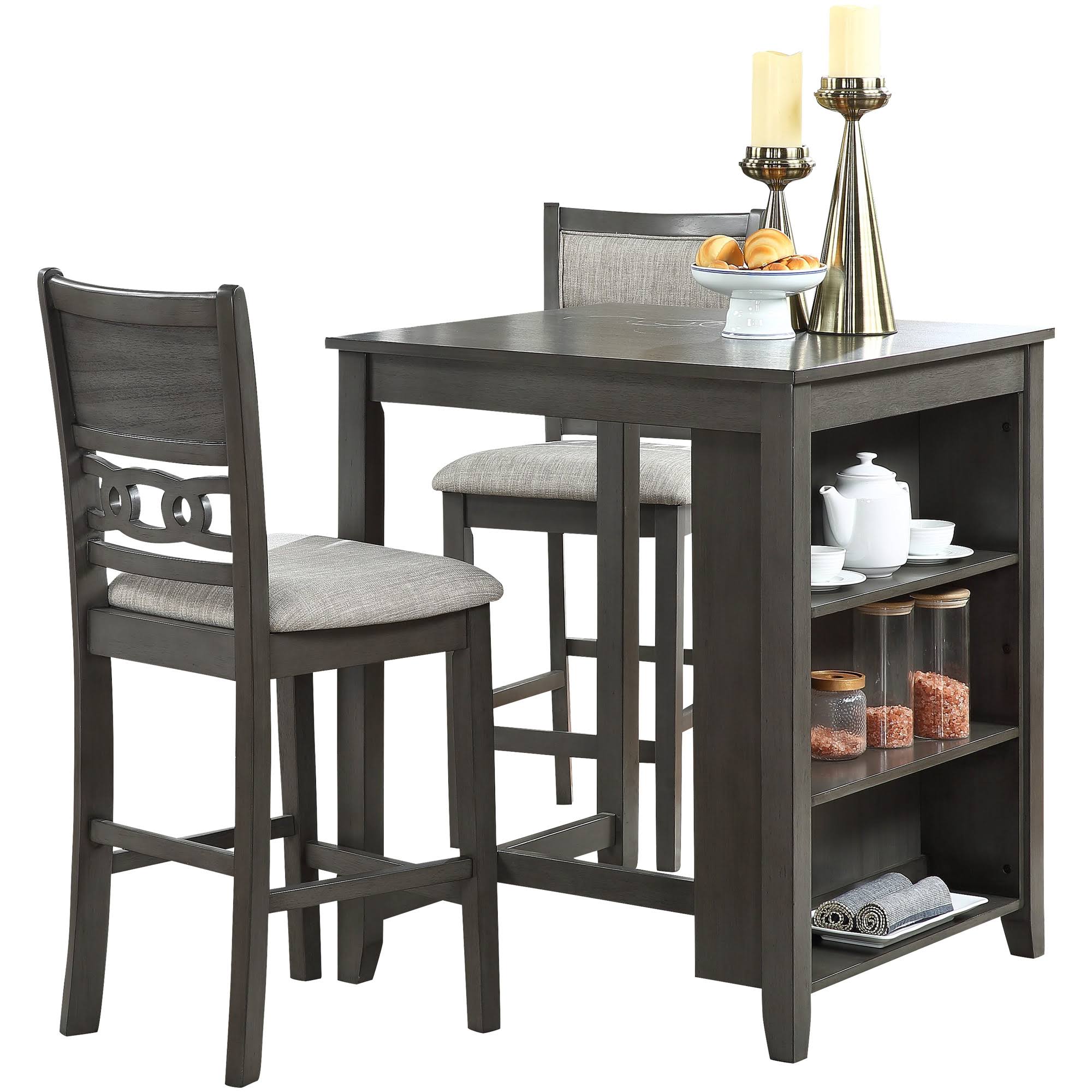 Gray 3 Piece Counter Dining Set E73994