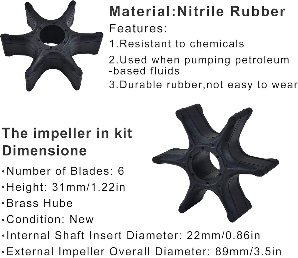 Water Pump Repair Kit with Housing Pack of 2 X9808