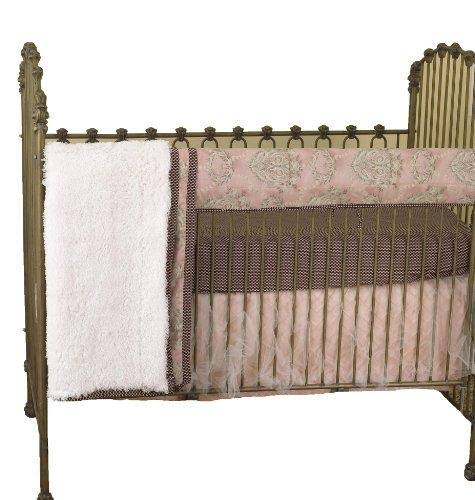 Houndstooth Front Crib Rail Cover Up Set Y549