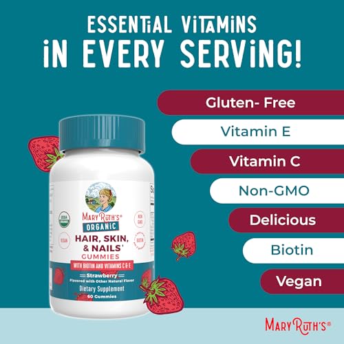 Biotin Gummies with Vitamin C & Vitamin E, 60 Count M140