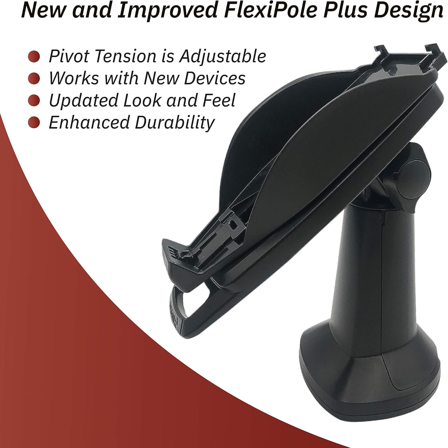 Black Pack of 2 Pole Mount Terminal Stand Q14173