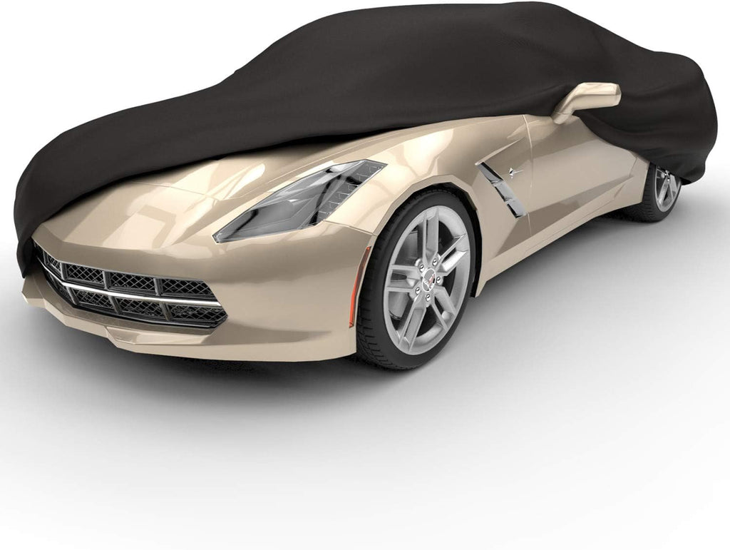 Black Stretch Car Cover for 1952 to 1967 Chevrolet Corvettes C1828