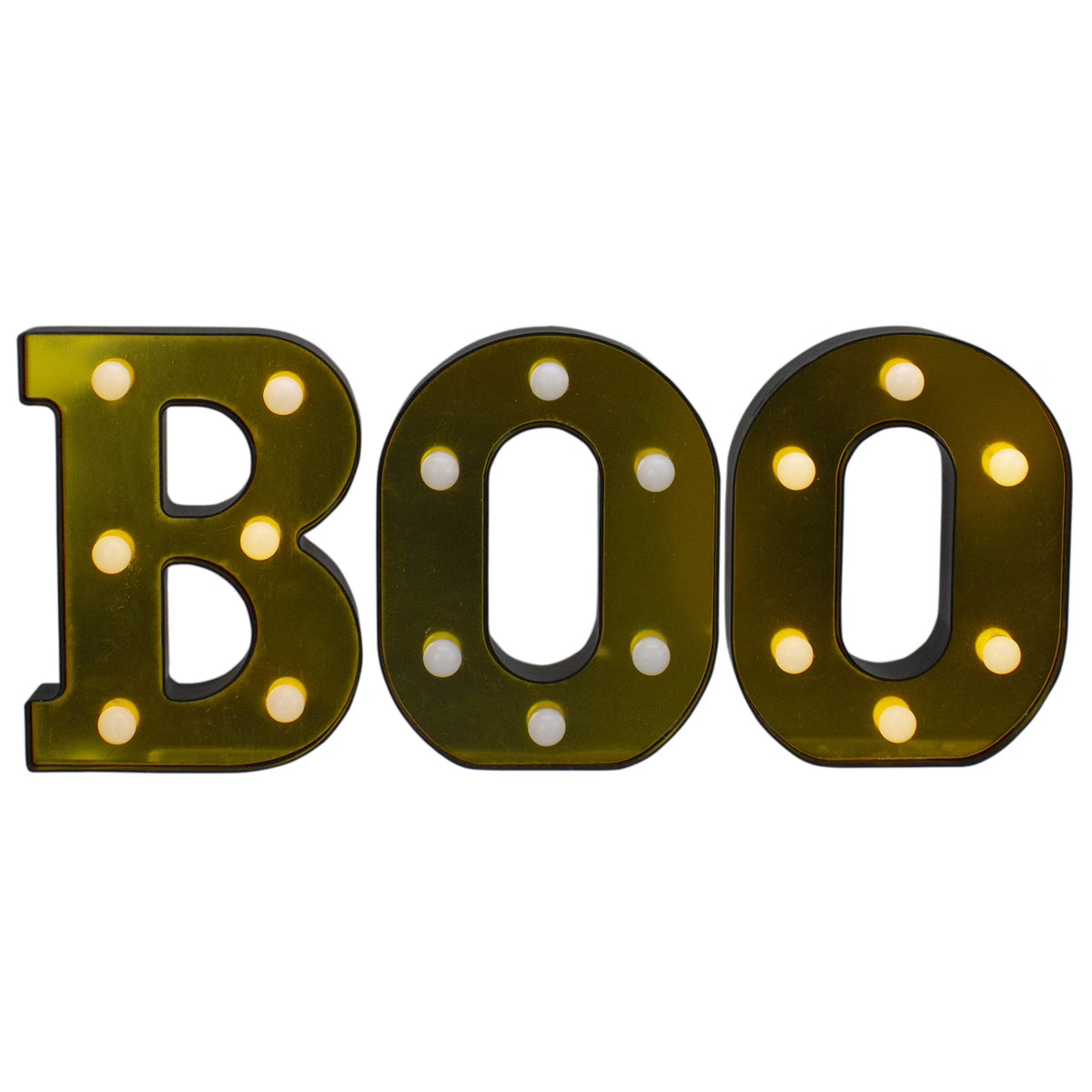 Black and Gold Halloween Marquee Sign D30667