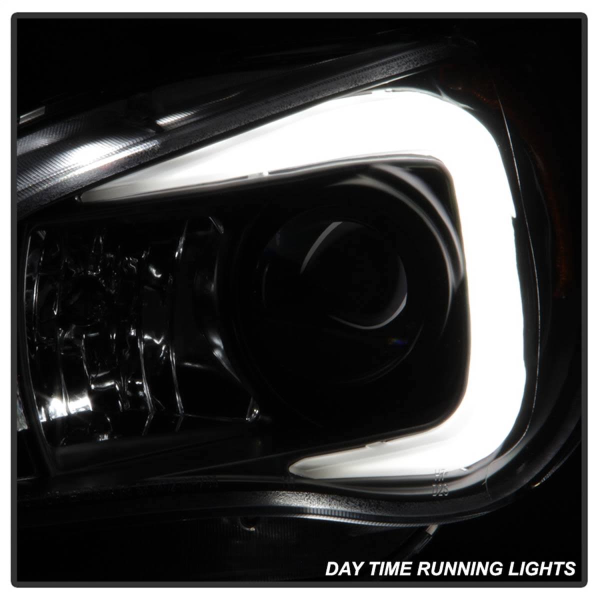 Black DRL LED Projector Headlights K9999