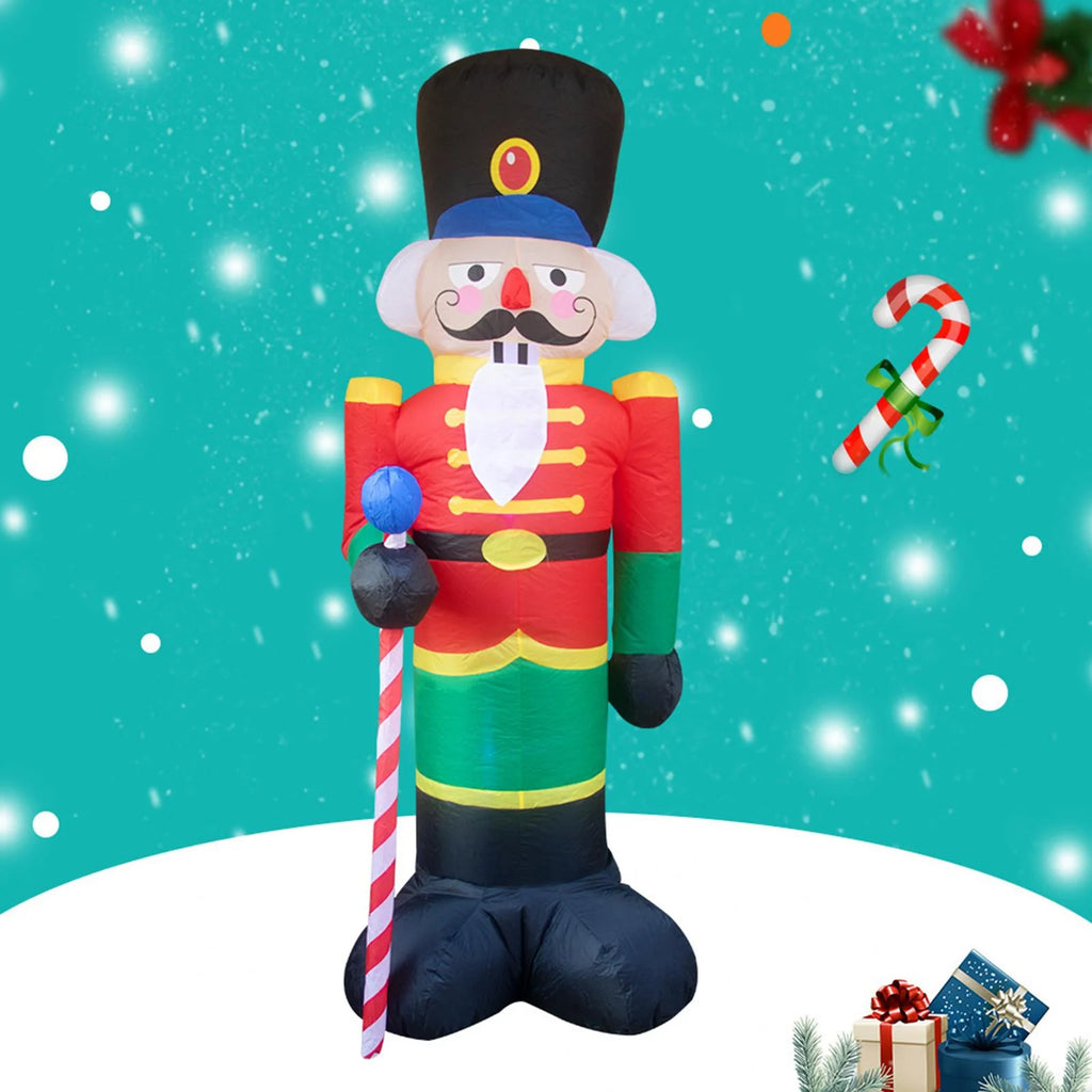 8 Foot Inflatable Nutcracker Christmas Decoration O261226