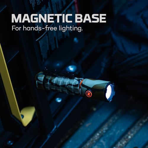 2000 Lumen Rechargeable LED Flashlight with Removable Clip J557