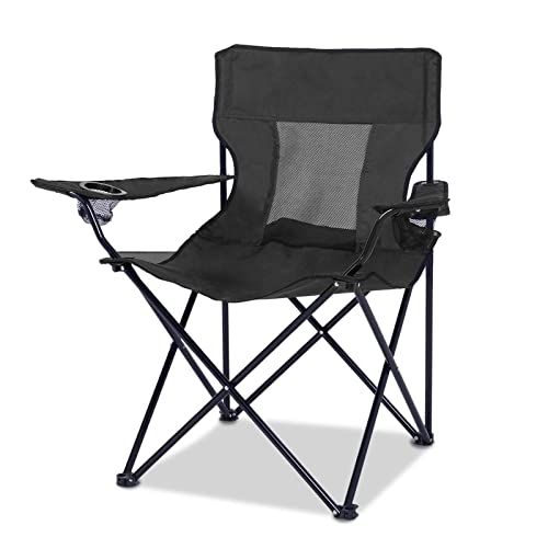 Navy Camping Chair with Cup Holder O4661