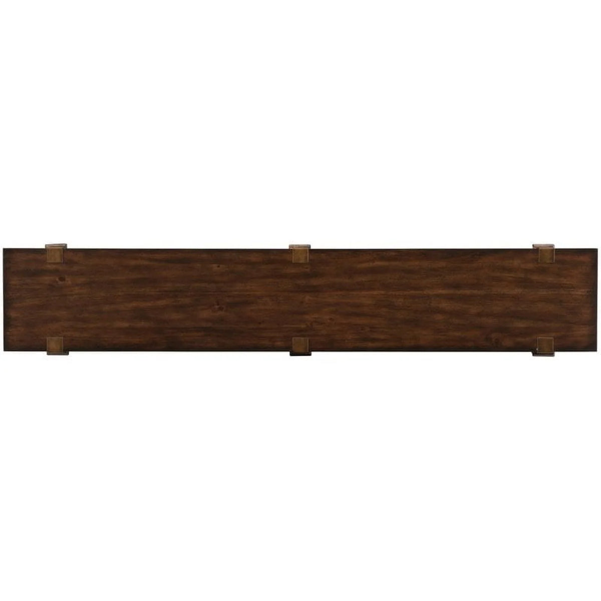 Dark Wood Solid Wood Skinny Console Table Y64498