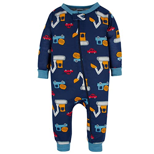 3-pack Snug Fit Cotton One-piece Pajamas G6502