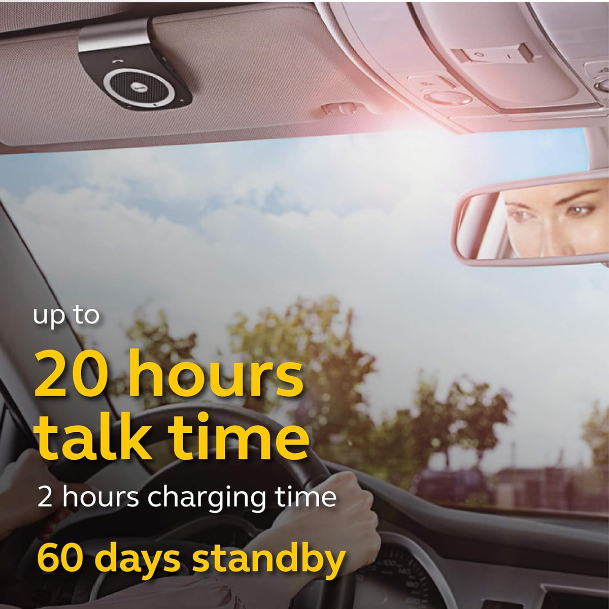 Black Bluetooth In-Car Speakerphone Pack of 2 G3957