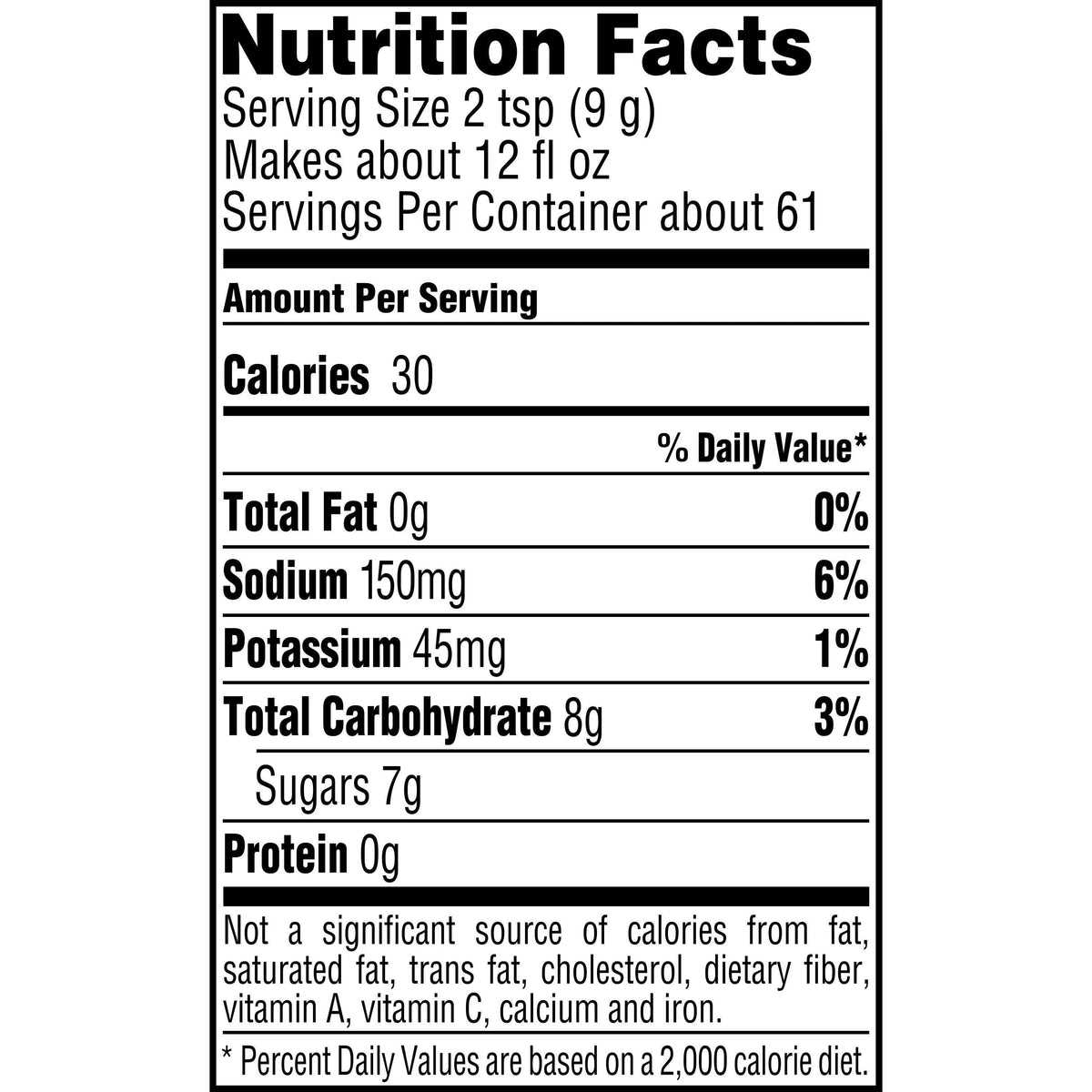 Grape Low Calorie Sports Drink Powder Mix 19.4 oz. Canister E4224