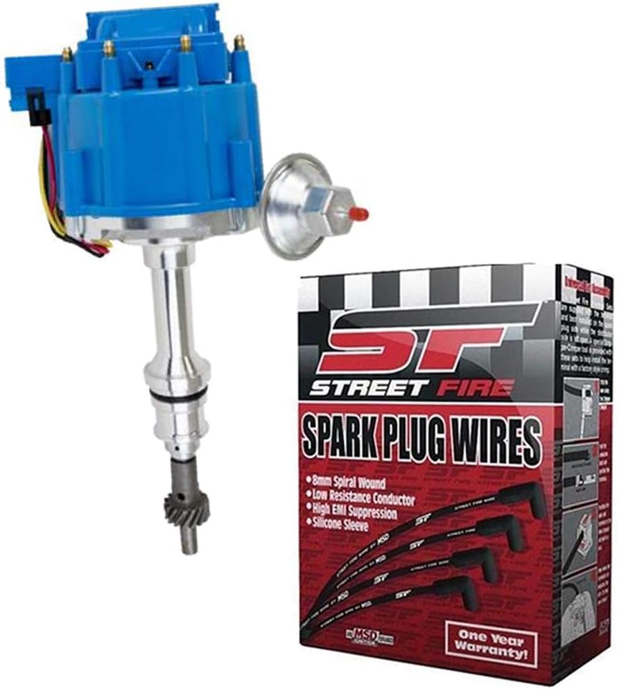 Blue HEI Distributor Ignition Kit for Ford 289/302 A3503